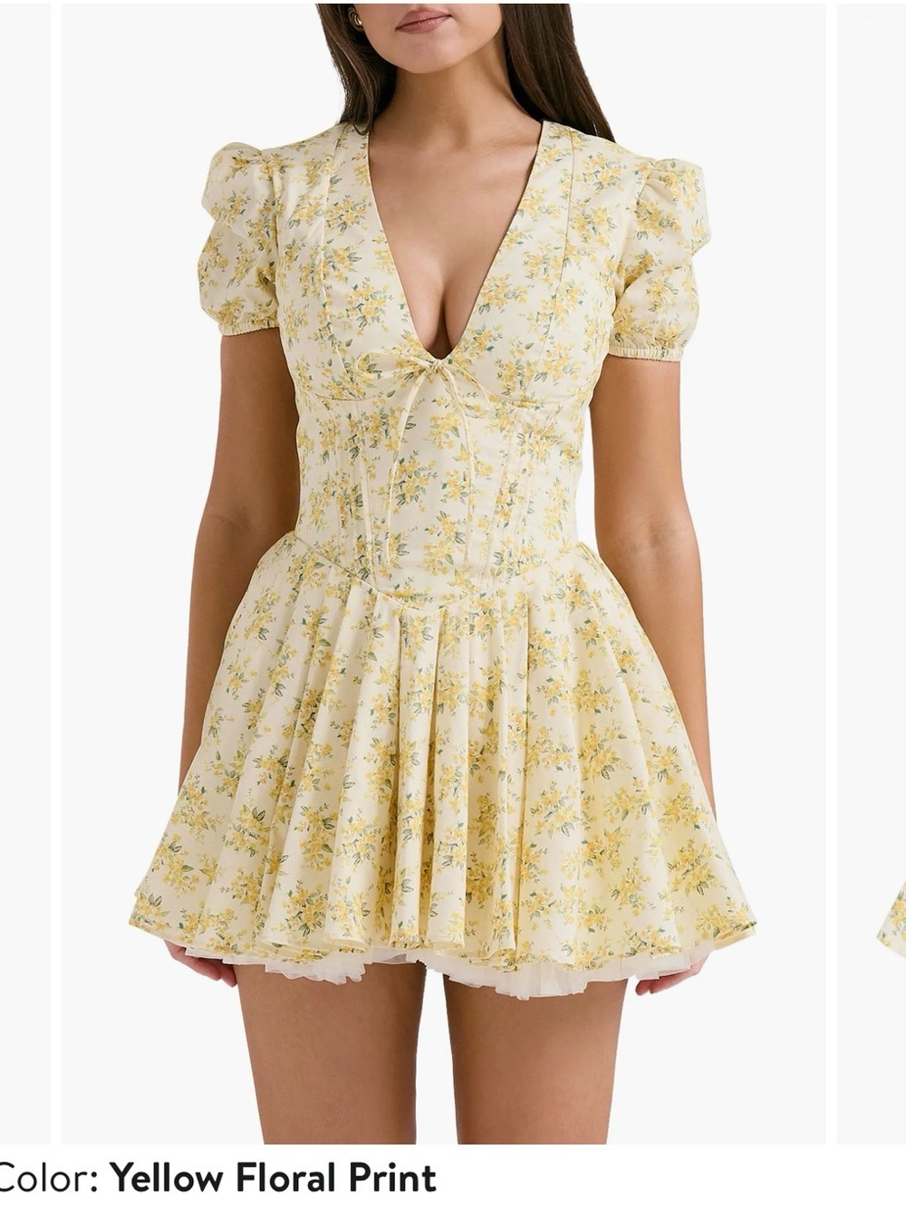 House of CB Imani floral mini dress XS